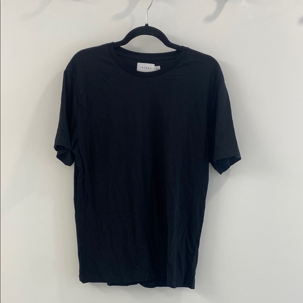 TOPMAN Large Tee - Black